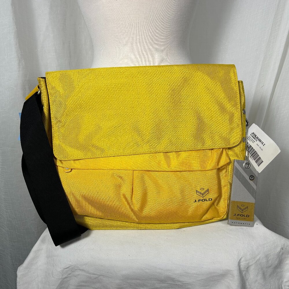 NWT Yellow J. Fold Men's Messenger Bag